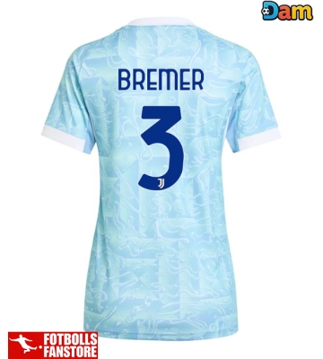 Juventus Gleison Bremer #3 Bortatröja Dam 2025-26 Kortärmad